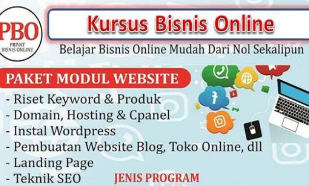 Kursus Wirausaha Online UMKM Jogja