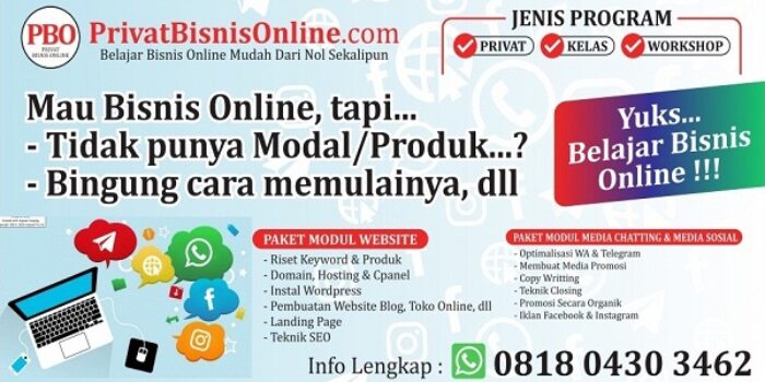 Belajar bisnis online untuk pemula