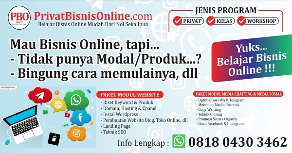 Belajar bisnis online untuk pemula