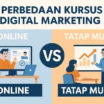 Perbedaan Kursus Digital Marketing Online vs Offline