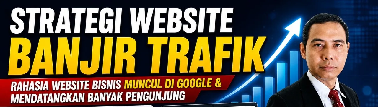 strategi website banjir trafik footer